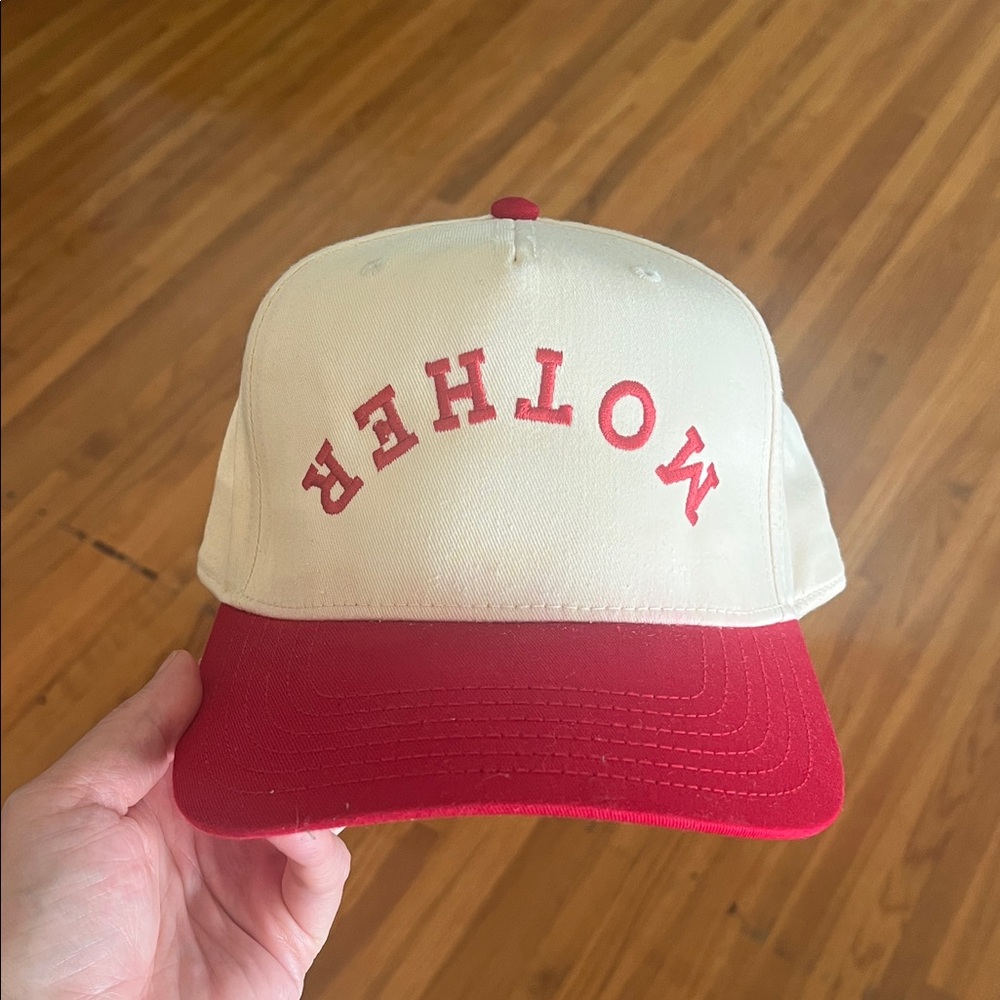 Red and Cream Trucker Hat